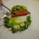 Lachs mit Koriander und Apfel