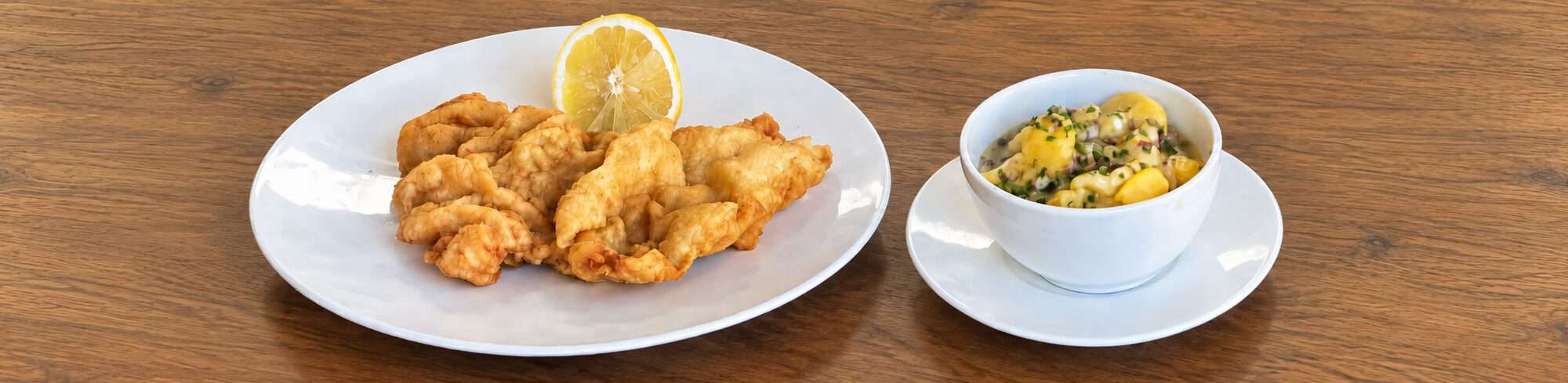 Schnitzel mit Erdäpfelsalat